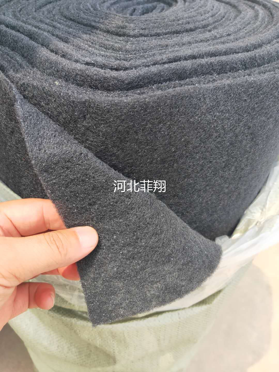 活性炭過濾棉體積密度小，風阻小
